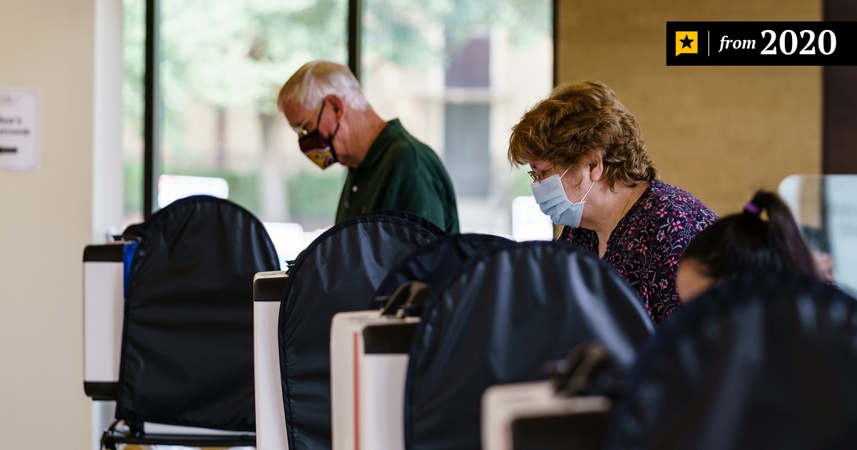Texas voters won't be required to wear masks while voting, at least for